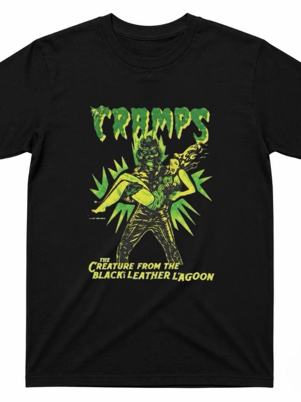 Gildan Shirt Black Cramps Graphic Tee